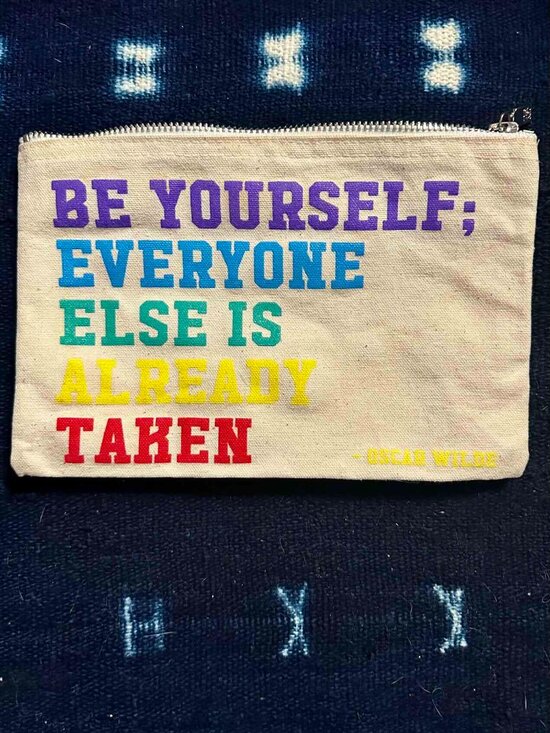 Metropolitan Museum Other - NYC Be Yourself Everyone Oscar Wilde Camp Met Museum Pouch ClutchLGBTQ Canvas